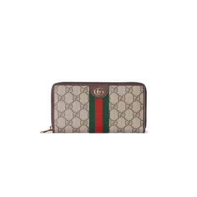 GUCCI OPHIDIA ZIP AROUND WALLET ‎838484 (20*15*5cm)
